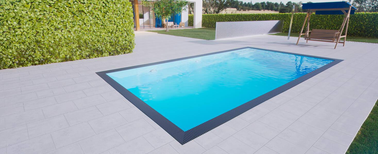 Přelivový bazén 4x8m