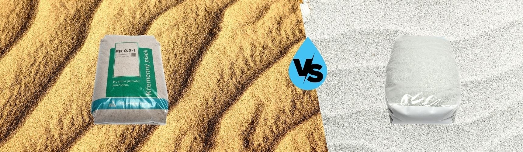 Srovnání filtračních písků